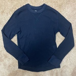 Classic Navy Blue Long sleeves Shirt